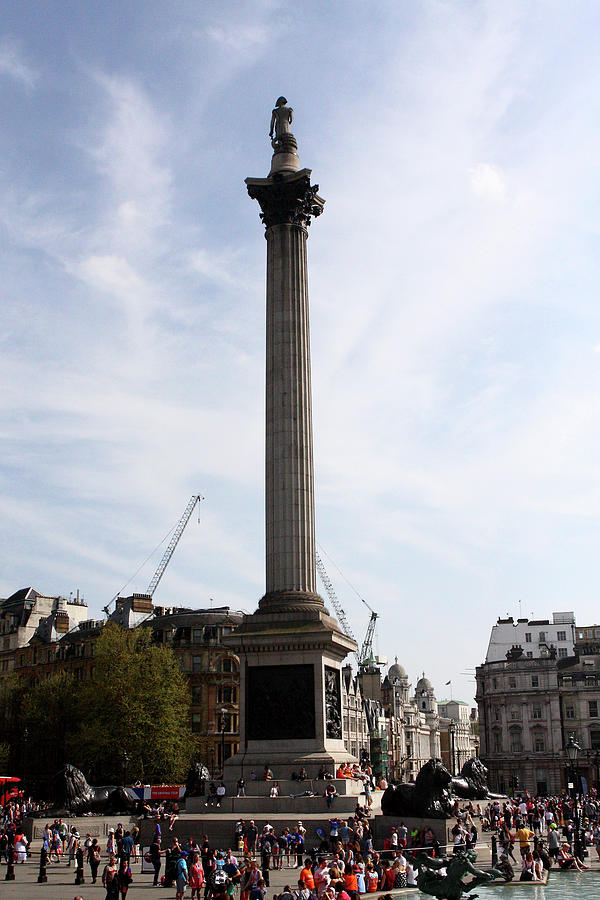 Nelsons Column, Trafalgar Square, London Photograph