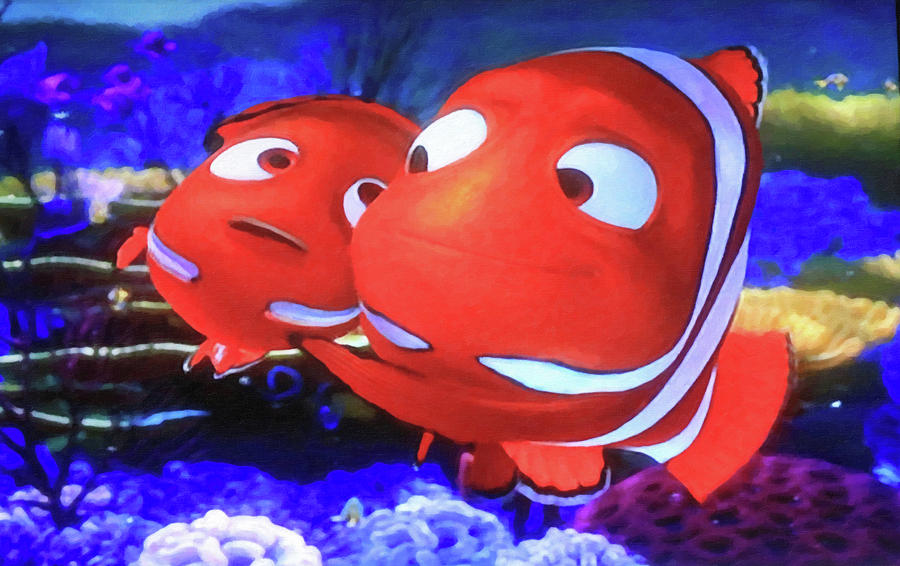 Finding Nemo Photograph - Nemo and Dad by Donna Kennedy