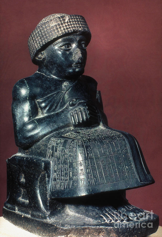 Neo-sumerian Prince Gudea Photograph by Granger