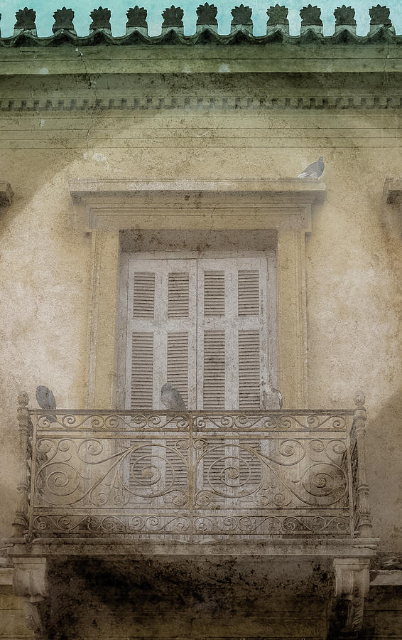 Athens, Greece - Neoclassical Balcony Photograph by Mark Forte