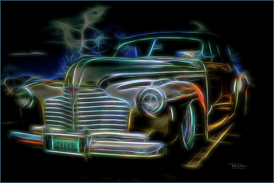 Neon Buick Digital Art by Bill Posner