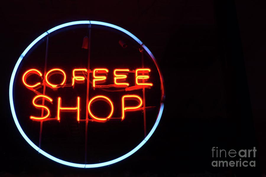 Neon Coffee Photograph by Jimmy Ostgard
