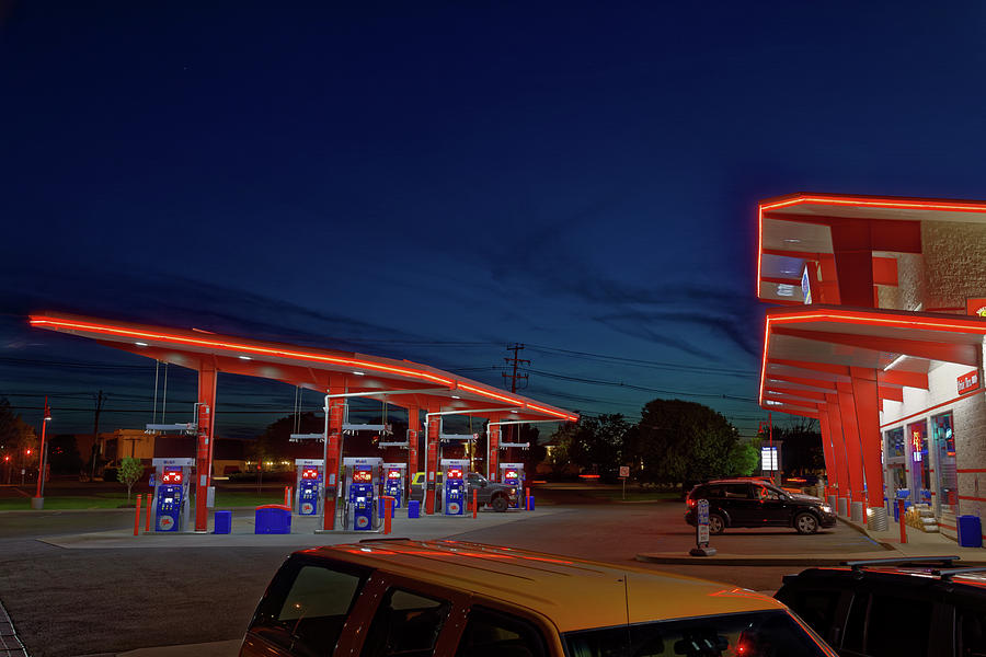 Neon Gas Photograph by Steve Gravano