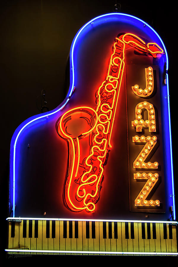 Neon Jazz Photograph by Pamela Williams