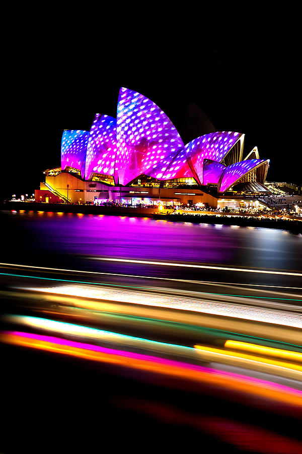 Sydney Photograph - Neon Nights by Az Jackson