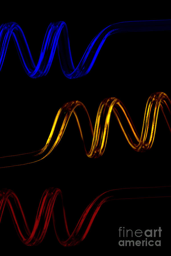 Neon Pattern 012 Photograph by Clayton Bastiani