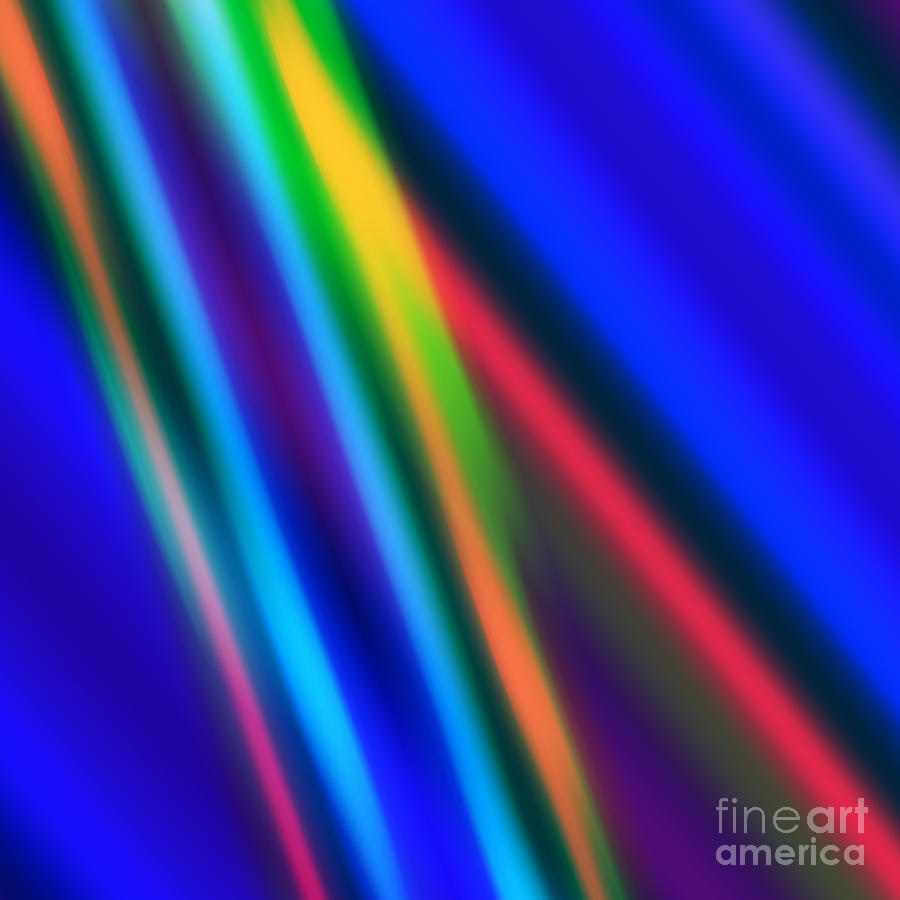 Neon Rays Digital Art by Susan Stevenson