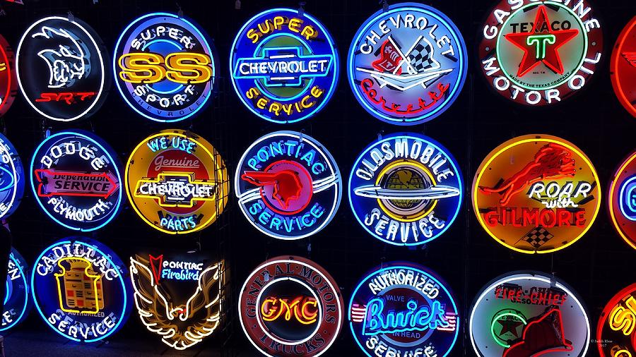 Neon Signs Photograph by Judith Rhue