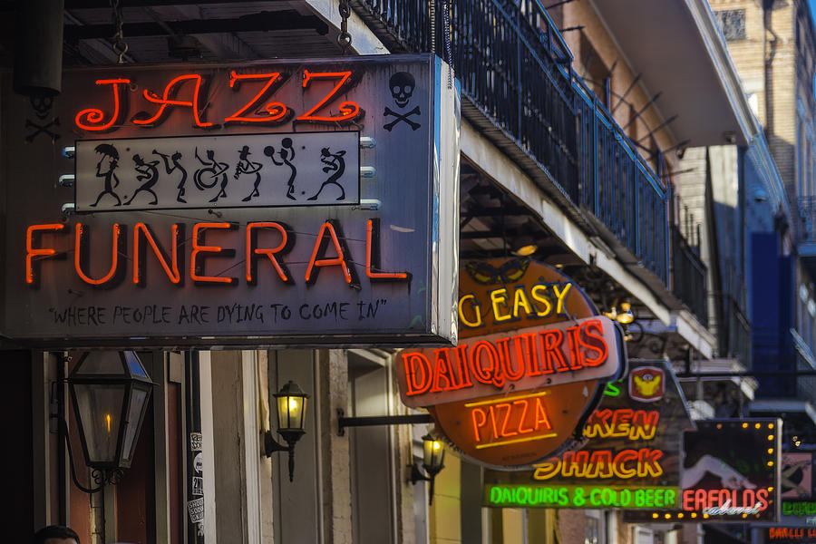 Neon Signs New Orleans Photograph by Garry Gay