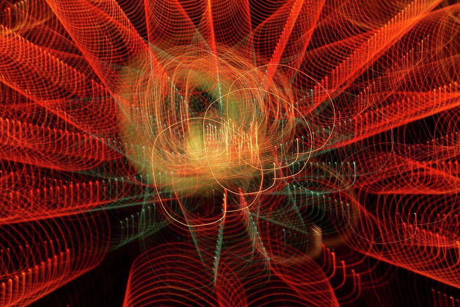 Neon spirograph Photograph by Dan McCool