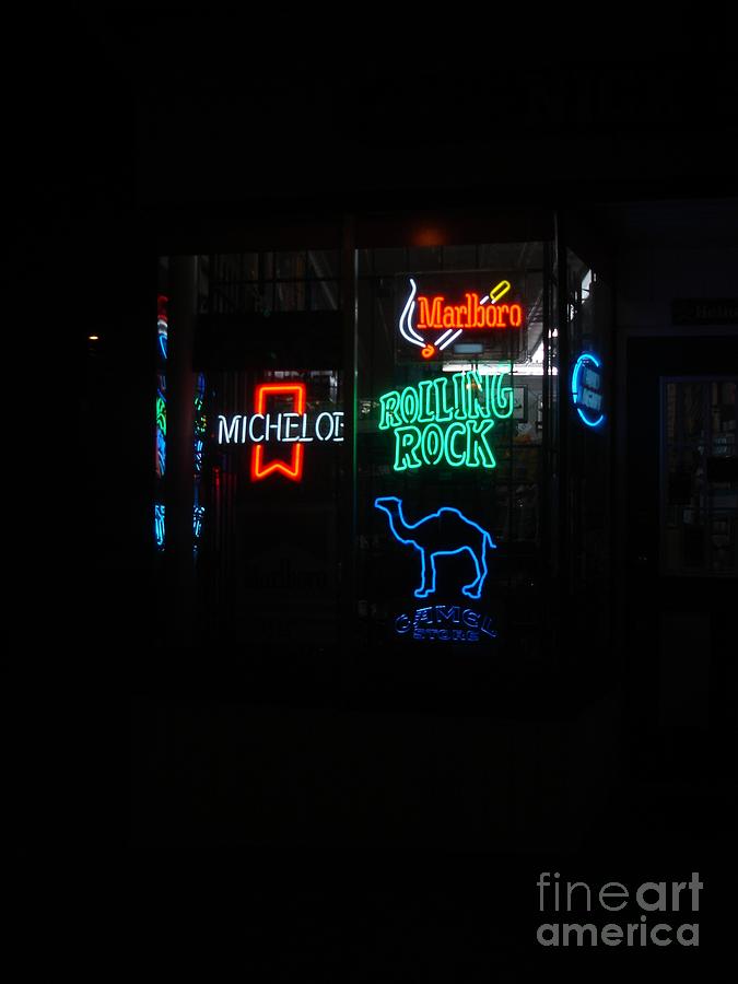 Neon Storefront Photograph by Margie Avellino