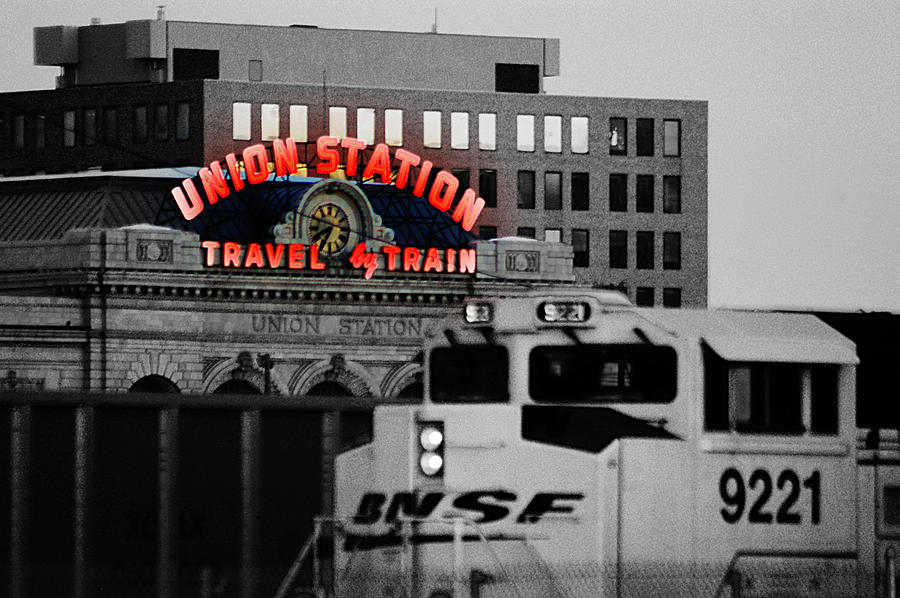 Neon Union Station Photograph by Kevin Munro