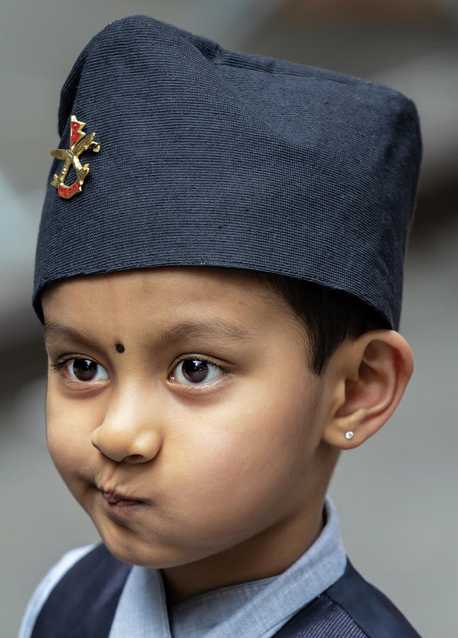 Nepalese Day NYC 2018 Nepalese Boy Photograph by Robert Ullmann
