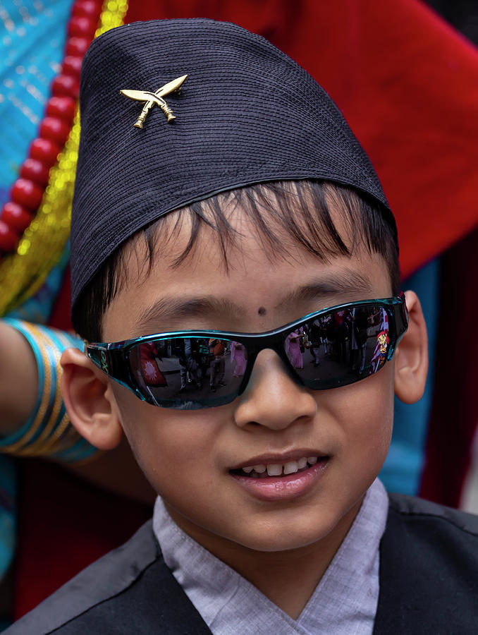 Nepalese Day NYC 2018 NYC Nepalese Boy Photograph by Robert Ullmann