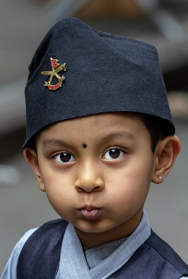 Nepalese Day NYC 2018 Young Boy Photograph by Robert Ullmann