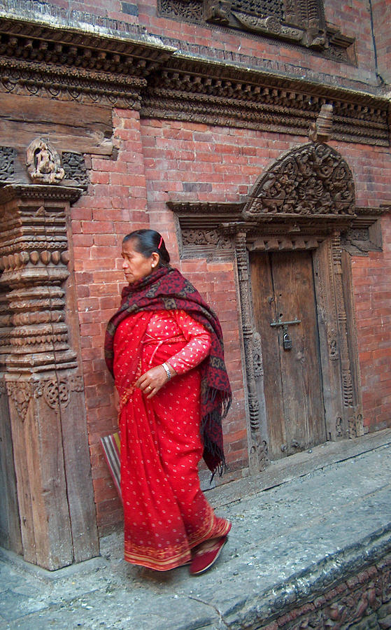 Old Lady Photograph - Nepalese Woman by Dorota Nowak
