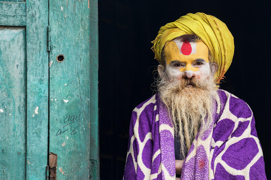 Nirvana Photograph - Nepali Holy Man by Lindley Johnson