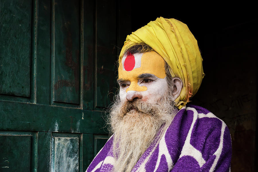 Nirvana Photograph - Nepali Sadhu by Lindley Johnson