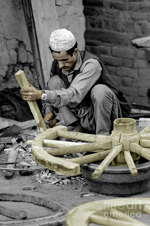 Nepali Wood Carver Photograph by Craig Lovell