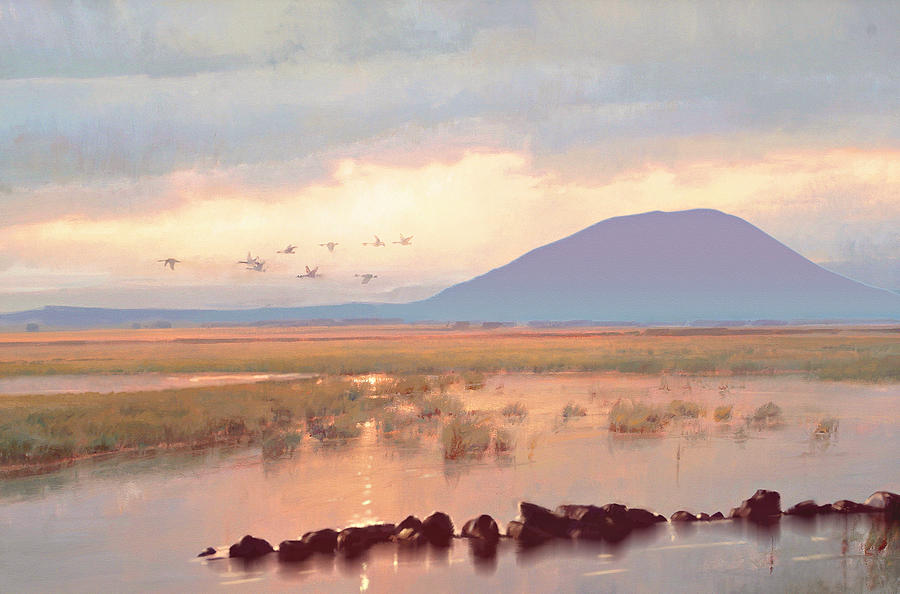 Nephin Dawn Painting by Conor McGuire