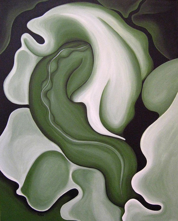 Nephrite Painting by Bonnie Kelso