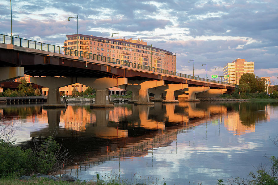 Neponset River Bridge Photograph by Christopher Brown