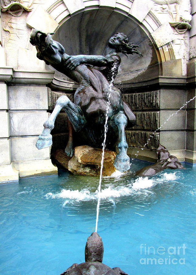 Neptune Fountain 4 Photograph by Randall Weidner