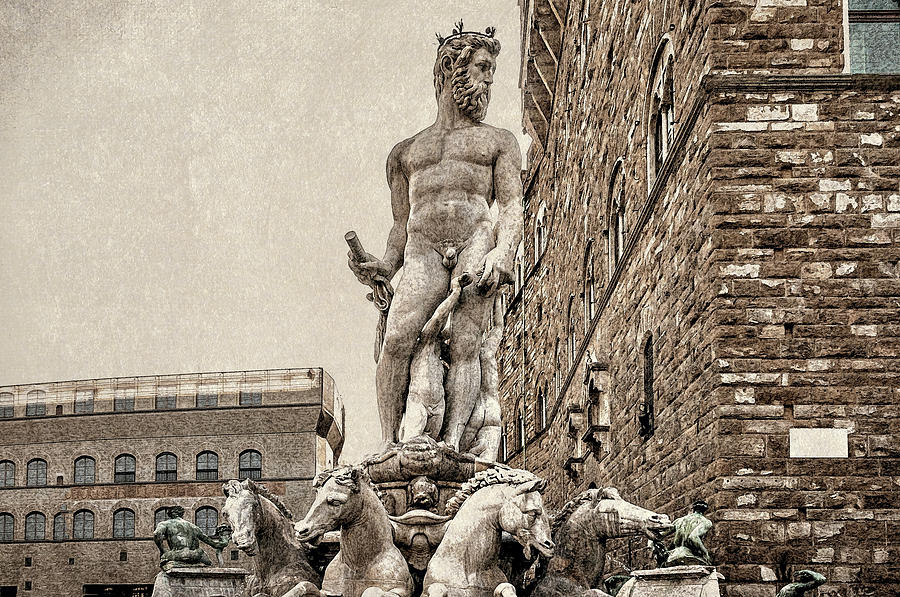 Neptune Fountain Photograph by Maria Coulson