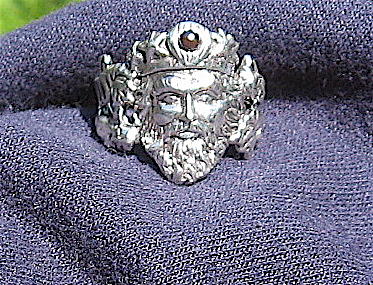 Sterling Silver Jewelry - Neptune Ring by Danny Shaw Sterling Silver Jewelry - Neptune Ring by Danny Shaw