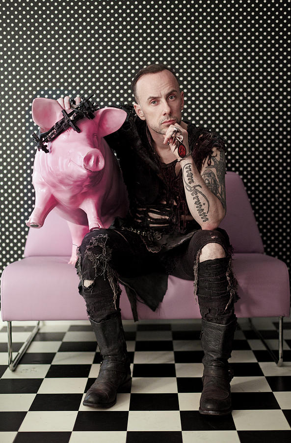 Guitar Still Life Photograph - Nergal with Ms. Piggy 2 by Natalia Kempin