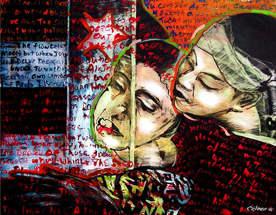 Neruda Love Poem Mixed Media by Chester Elmore Neruda Love Poem Mixed Media by Chester Elmore