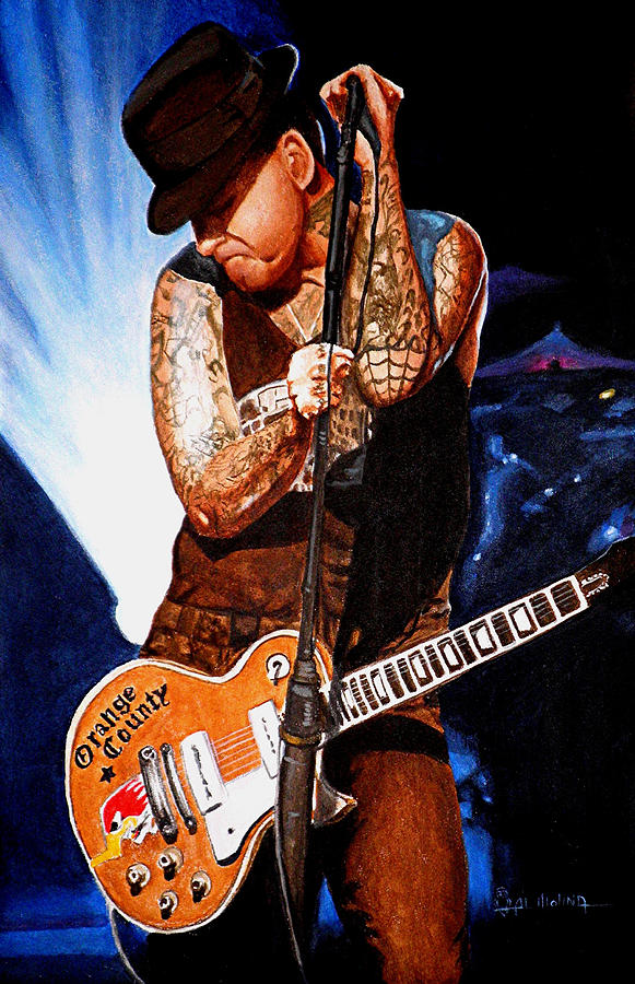 Mike Ness Painting - Ness at his Best by Al  Molina