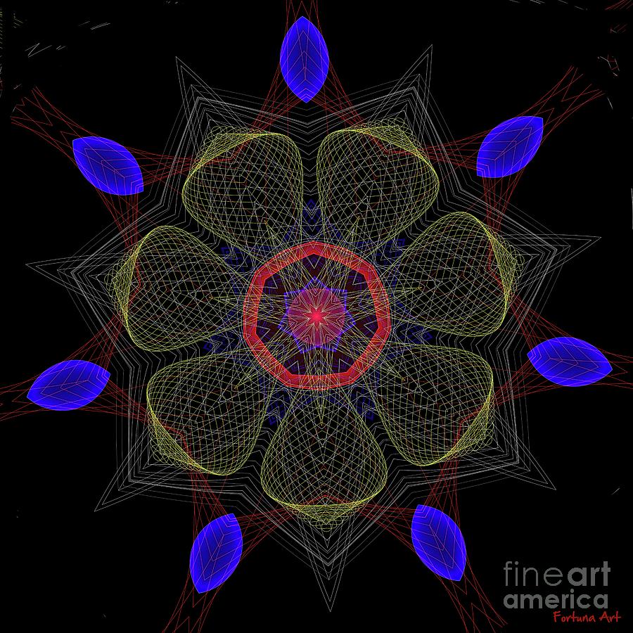 Net Mandala Digital Art by Dragica Micki Fortuna