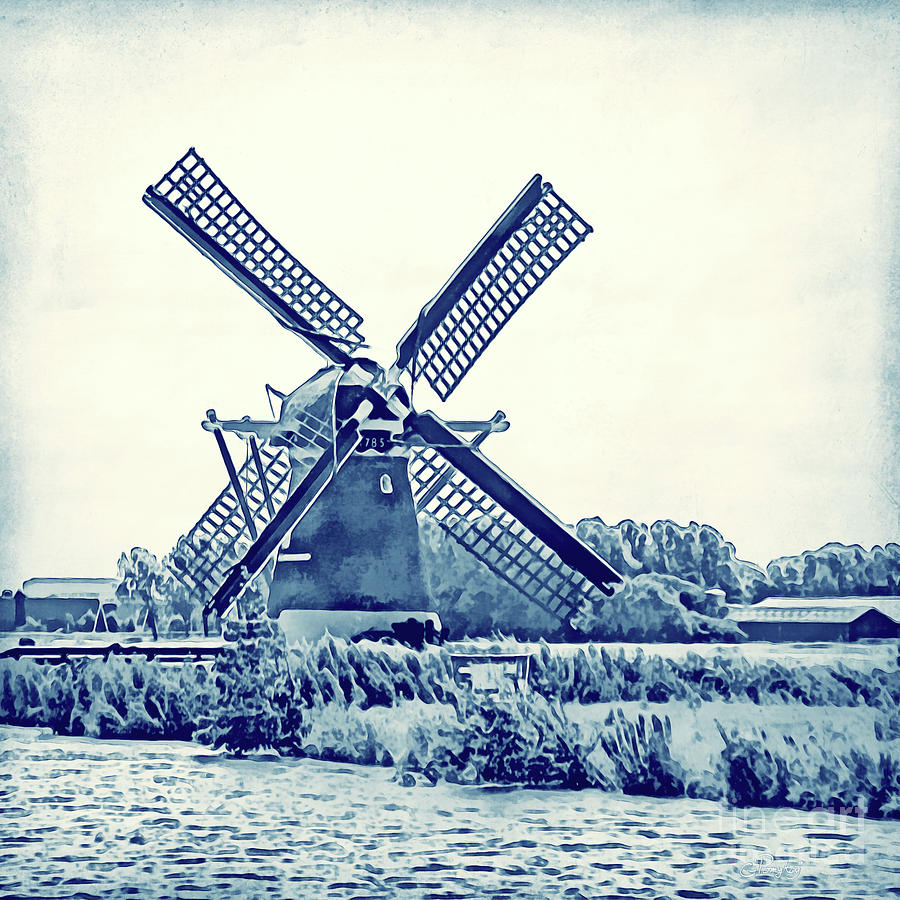 Netherlands - Dutch Windmill Photograph by Gabriele Pomykaj