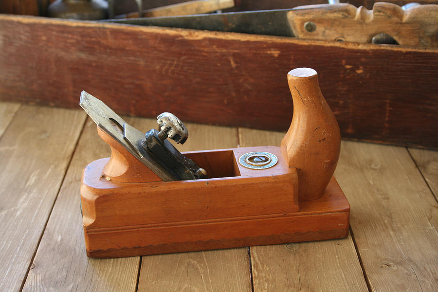 Tool Photograph - Neuenfeld Wood Plane by Marna Edwards Flavell