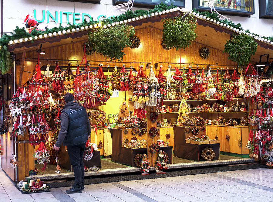 Neuhauser Weihnachtsmarkt Munich Photograph by John Rizzuto