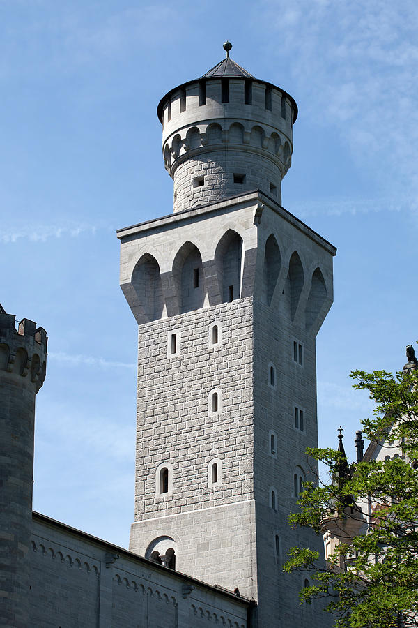 Neuschwanstein Castle Tower Photograph by Aivar Mikko