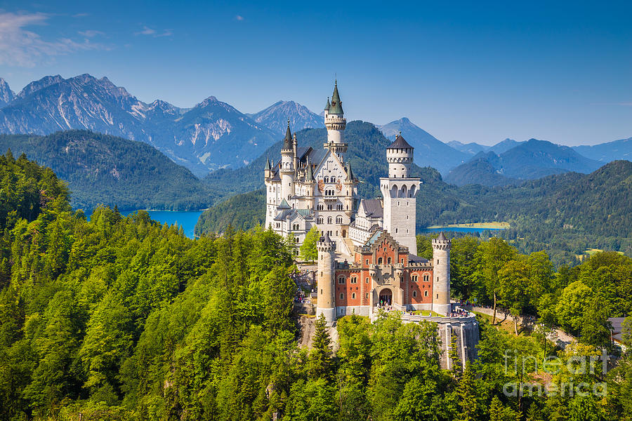 Neuschwanstein Fairytale Castle Photograph by JR Photography