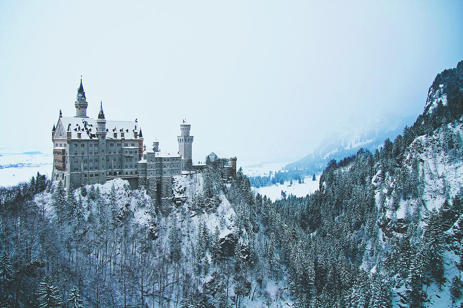 Neuschwanstein In Winter Photograph by Mountain Dreams - Fine Art America