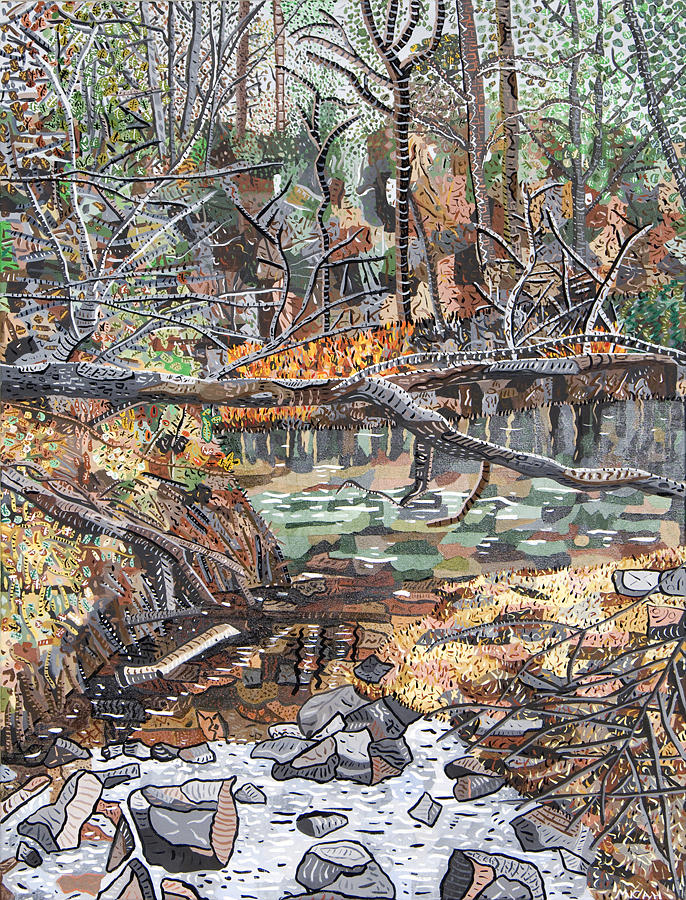 Raleigh Painting - Neuse River at Buffaloe Road 2 by Micah Mullen