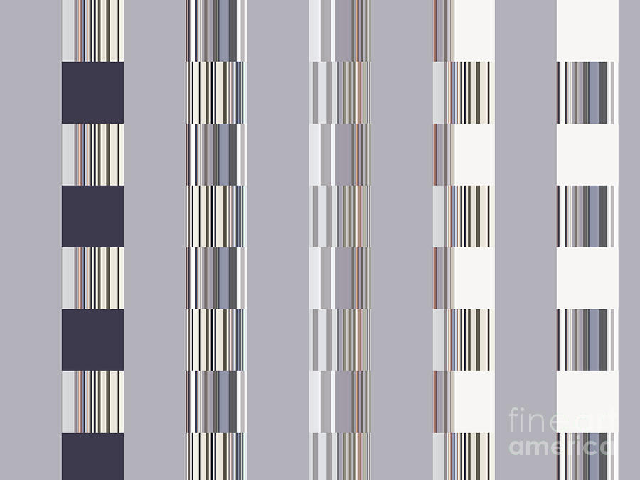 Neutral Graphic City Block Highrise Photograph by Ann Johndro-Collins