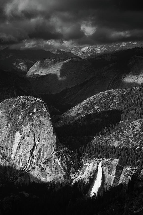Nevada Fall Yosemite Shadows Photograph by Kyle Hanson