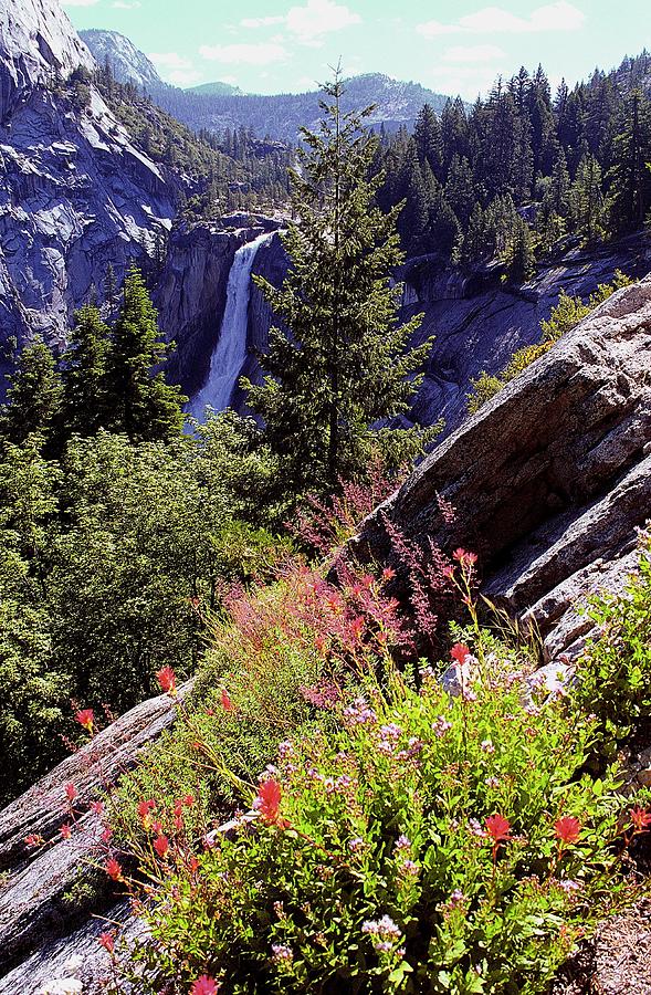 Nevada Falls Yosemite National Park Photograph by Alan Lenk