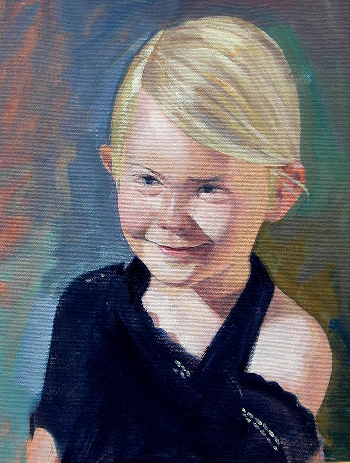 Nevaeh Painting by Neal Smith-Willow - Fine Art America