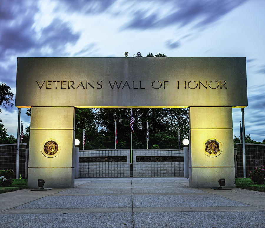 Never Forget - Veterans Wall Of Honor - Bella Vista Arkansas Photograph