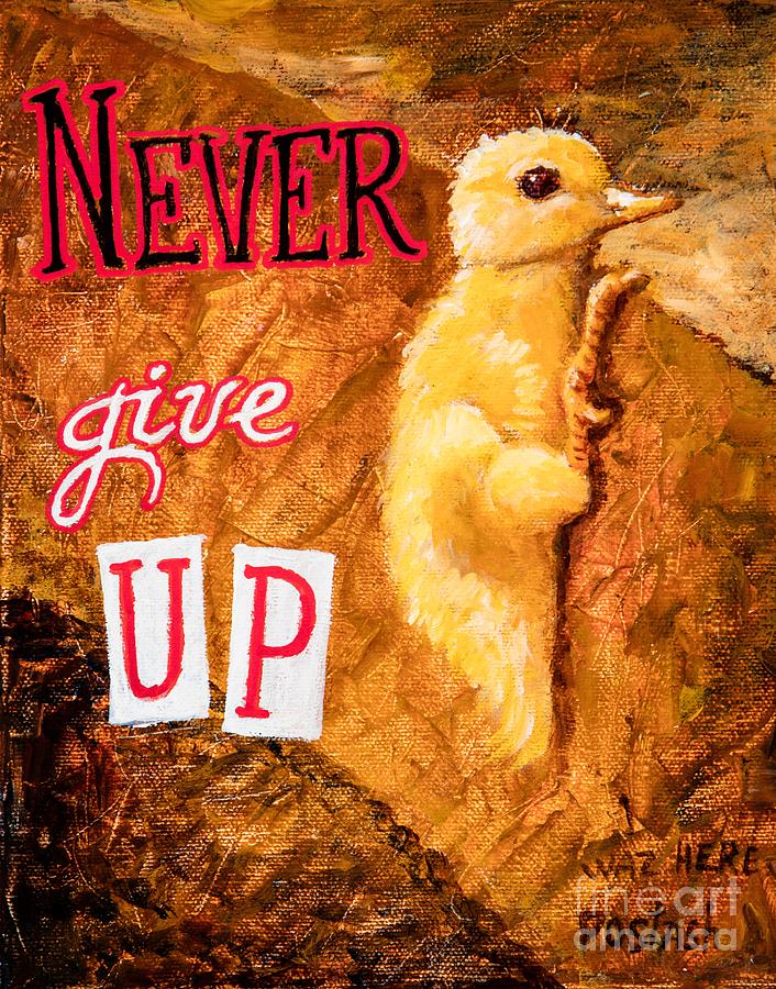 Never give UP. Painting by Igor Postash