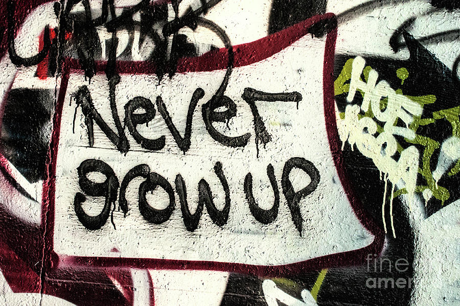 Never Grow Up Photograph by Terry Rowe