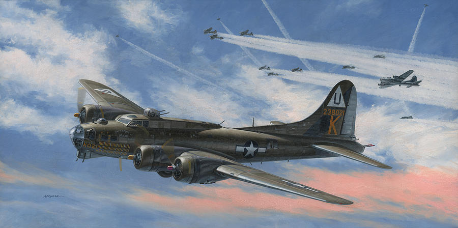 Boeing Painting - Never Turned Back by Wade Meyers