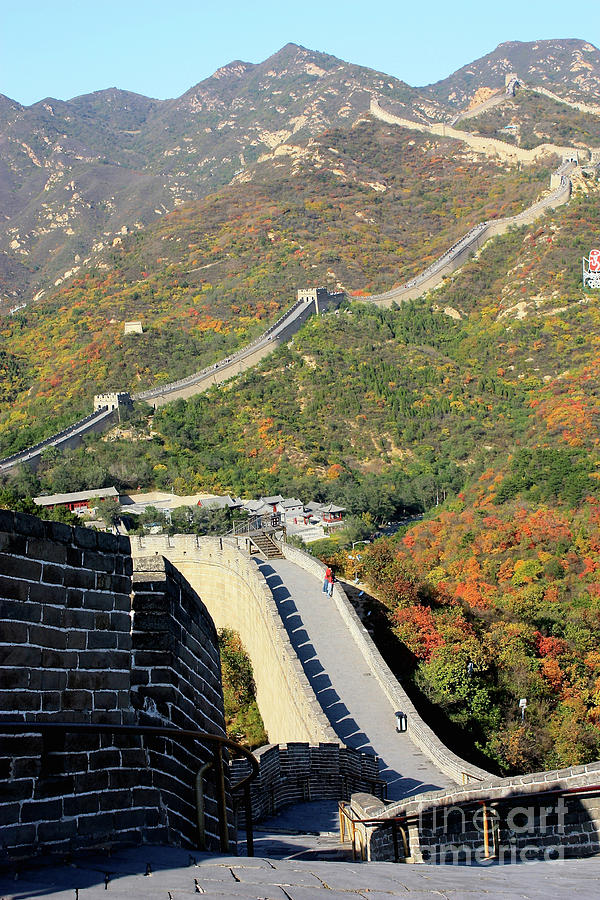 Neverending Great Wall of China Photograph by Carol Groenen