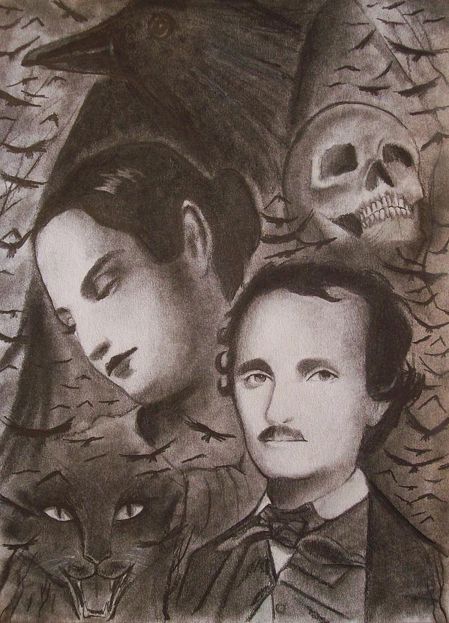 Nevermore Drawing by Amber Stanford - Pixels